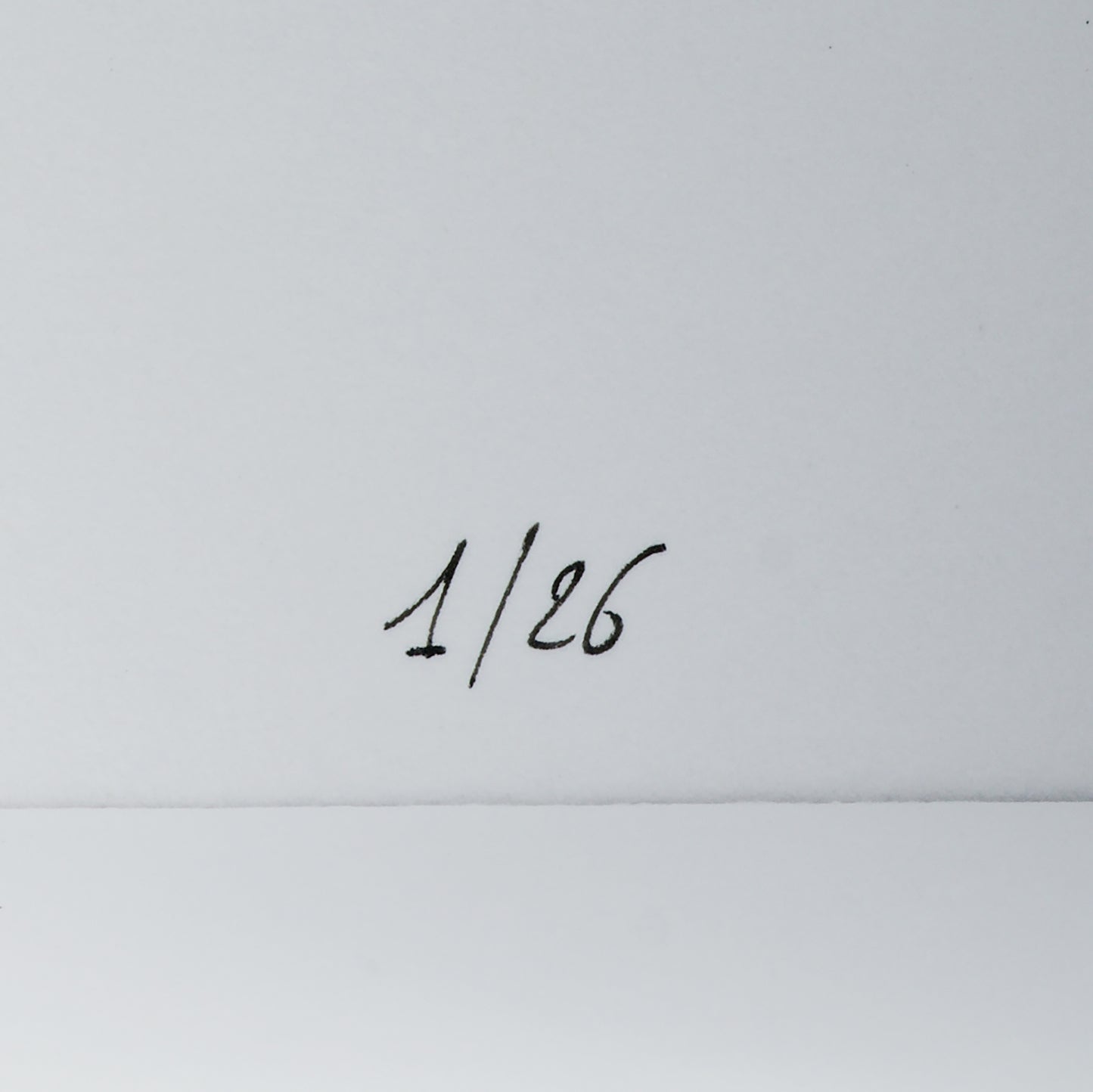 LOOGI 1 - 1/26 - 1 exemplaire - Sold Out